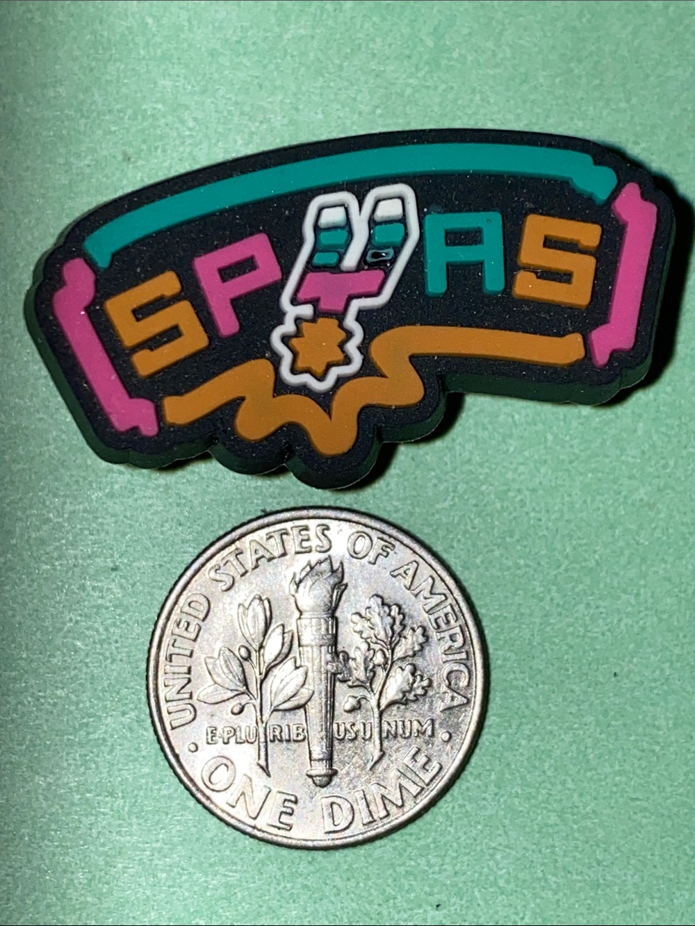 (10 for $15) San Antonio Spurs Basketball 🏀 NBA Crocs Shoe Charms